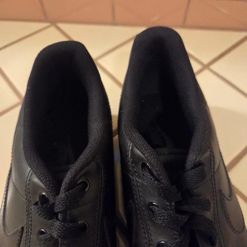 Nike Court Royale Mens 13 Black Leather Low Top Sneakers 315799-003 Retro 2007